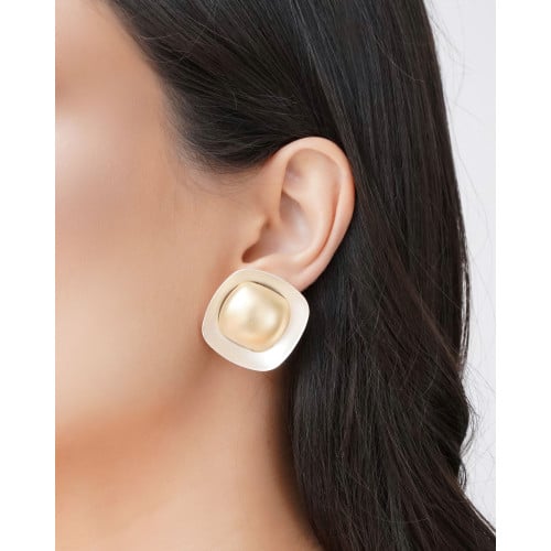 Brinco Quadrado Liso Mix de Banhos Banho Branco