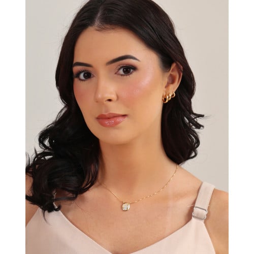 Trio de Argolas Lisas Banhado a Ouro 18K