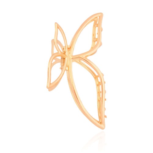 Presilha Borboleta Banho Dourado