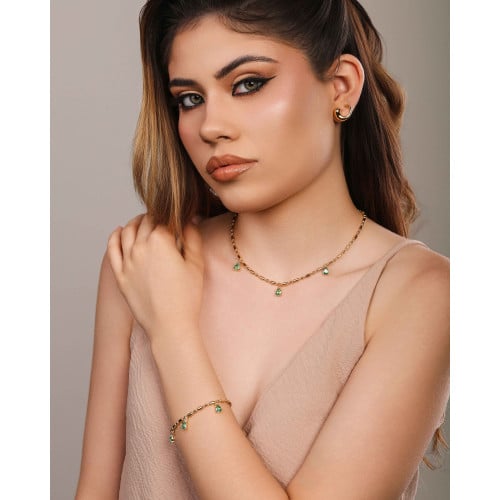 Ear Cuff Gota Lisa 1.7 cm Banhado a Ouro 18K