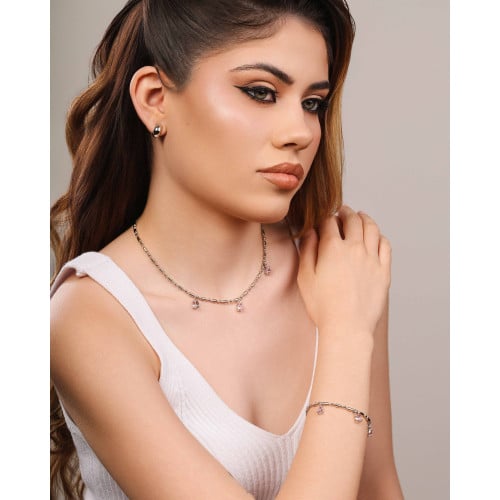 Brinco Meia Argola Lisa 1.2 cm Ródio Branco