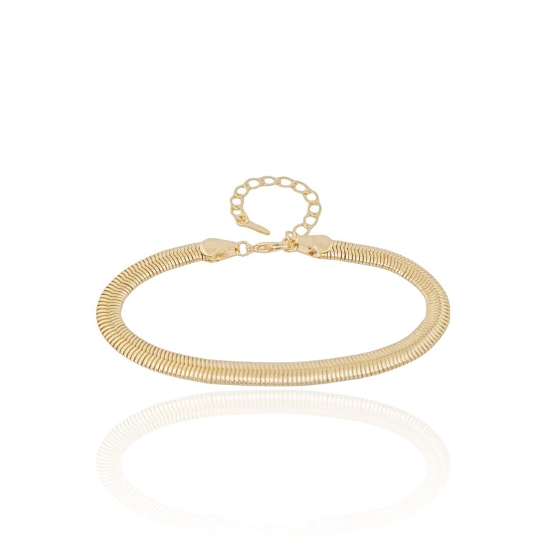 Pulseira Snake Banhado a Ouro 18K