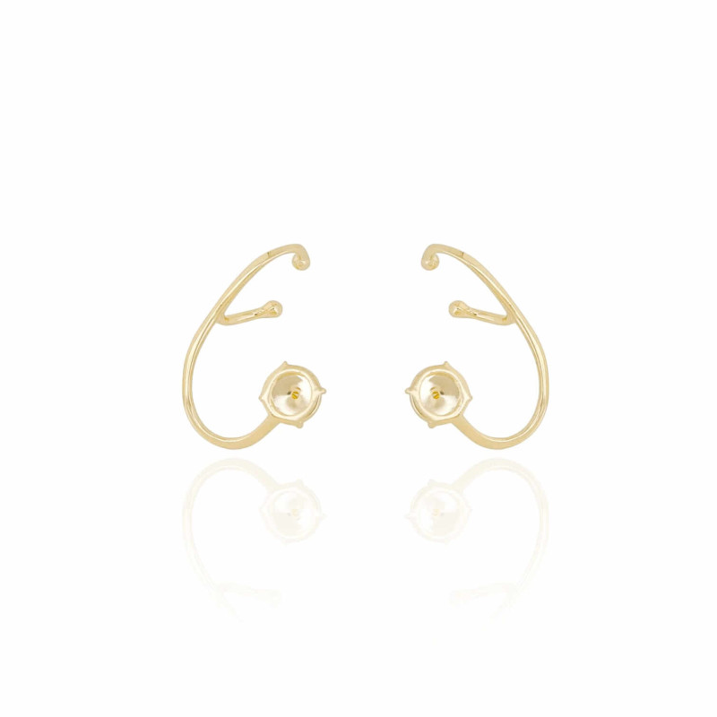 Ear Cuff Tarraxa Piercing Banhado a Ouro 18K