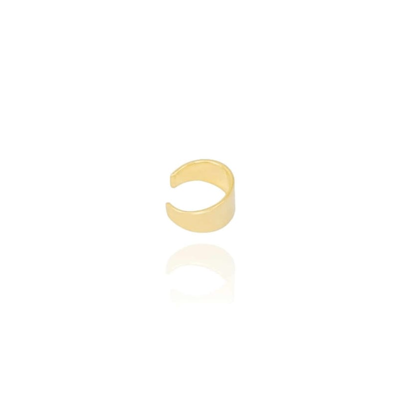 Piercing Liso Flat Banhado a Ouro 18K
