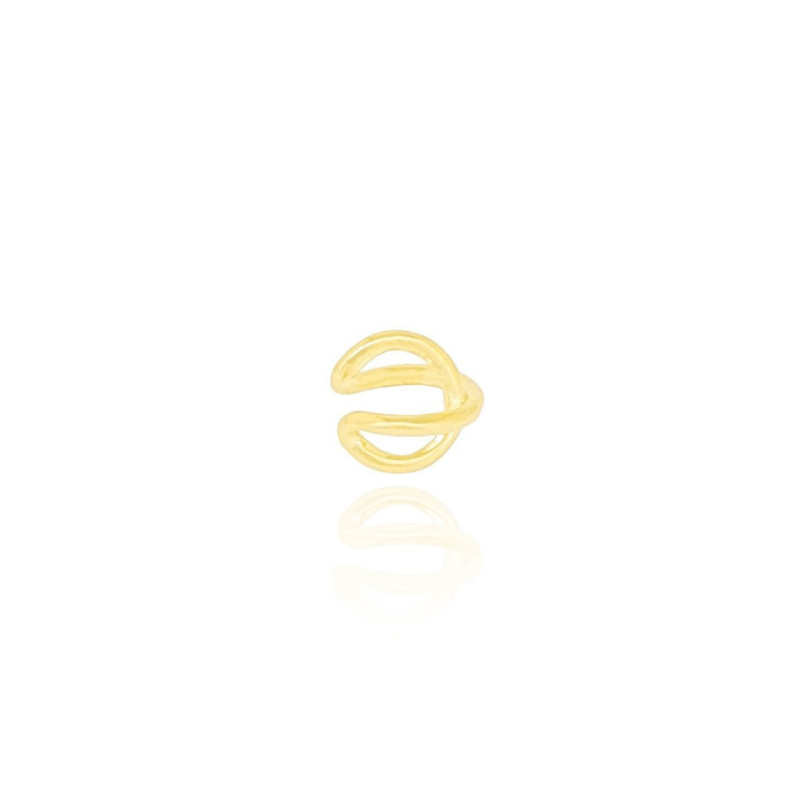 Piercing Infinito Liso Banhado a Ouro 18K