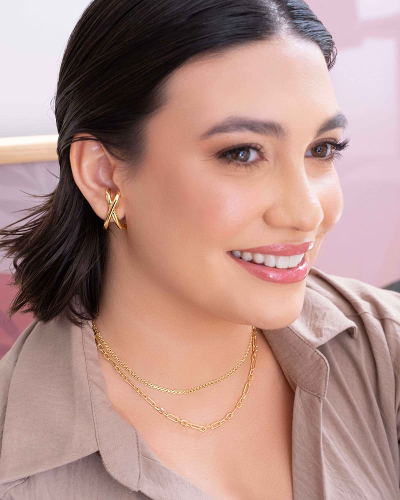 Choker Elos 4 mm Banhado a Ouro 18K