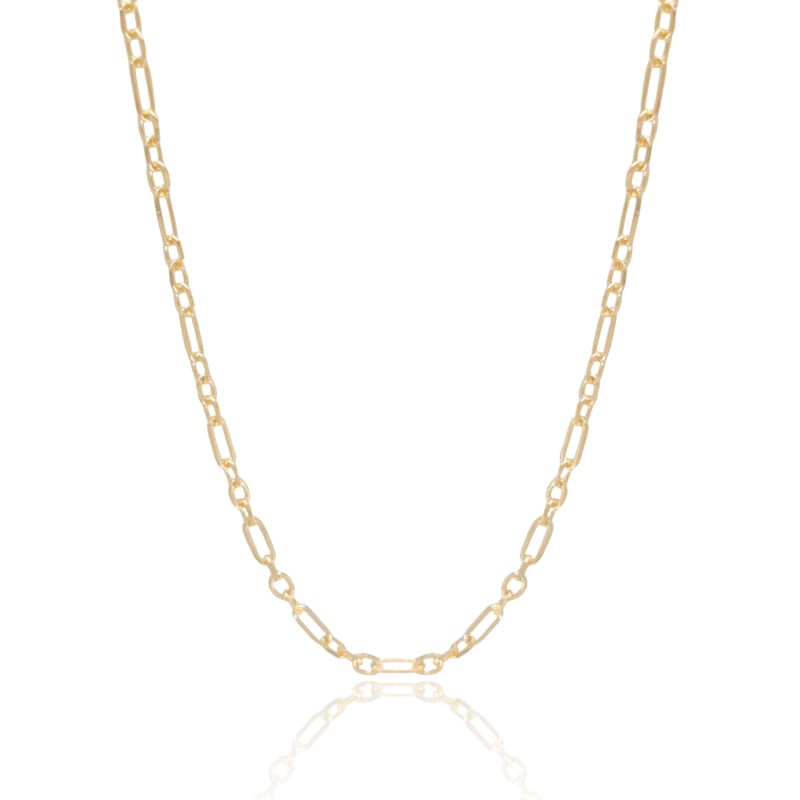 Choker Elos 4 mm Banhado a Ouro 18K
