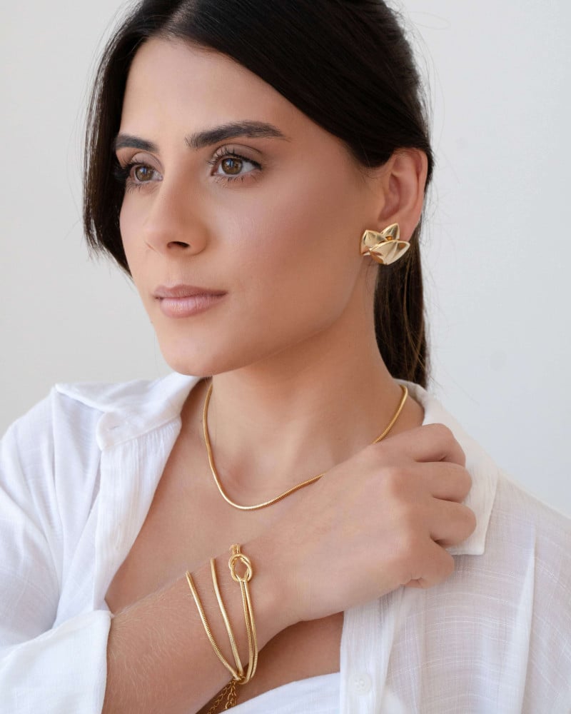 Pulseira Snake 3 mm Banhado a Ouro 18K