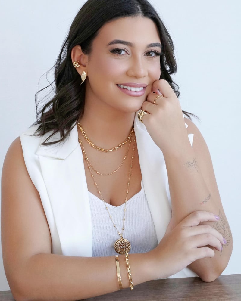 Pulseira Elos Lisos 6mm Banhado a Ouro 18K