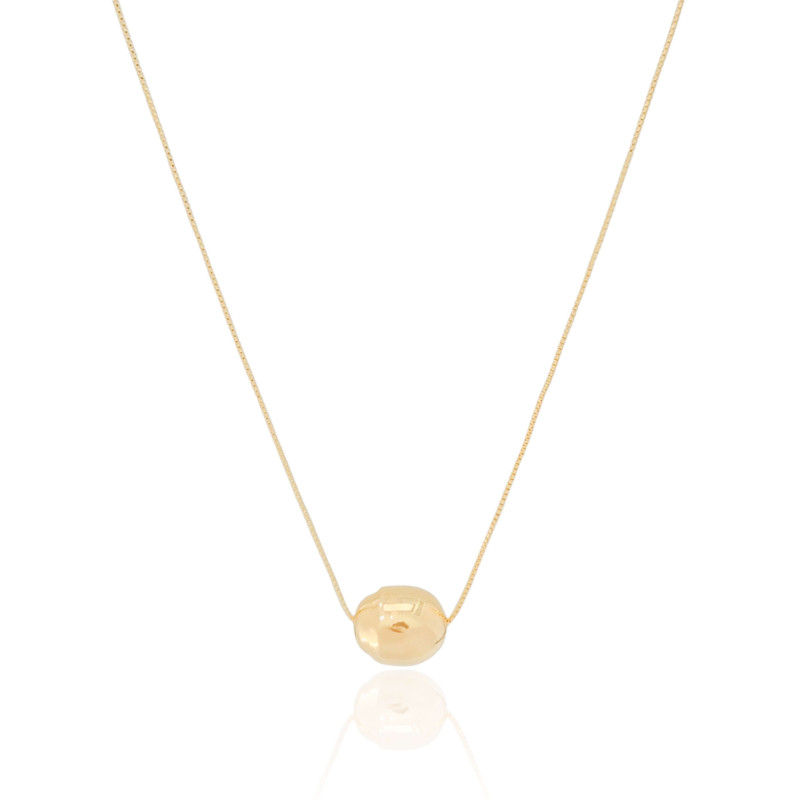 Choker Veneziana Borroca Banhado a Ouro 18K