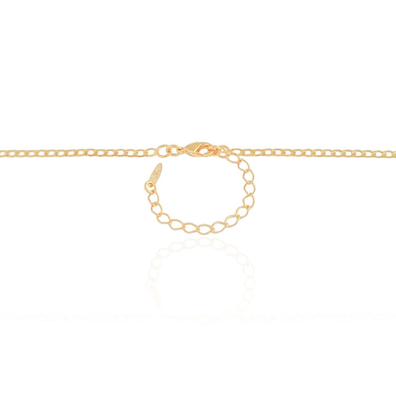 Gargantilha Grumet 2 mm Banhado a Ouro 18K