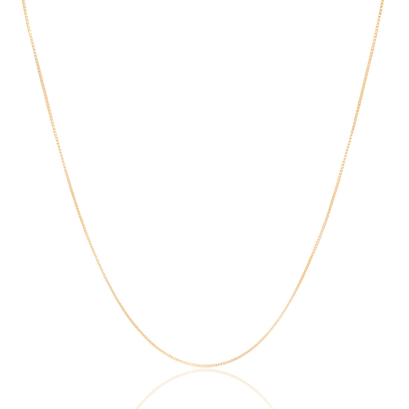 Gargantilhas Venezianas 3 x 45 + 5 cm Banhado a Ouro 18K