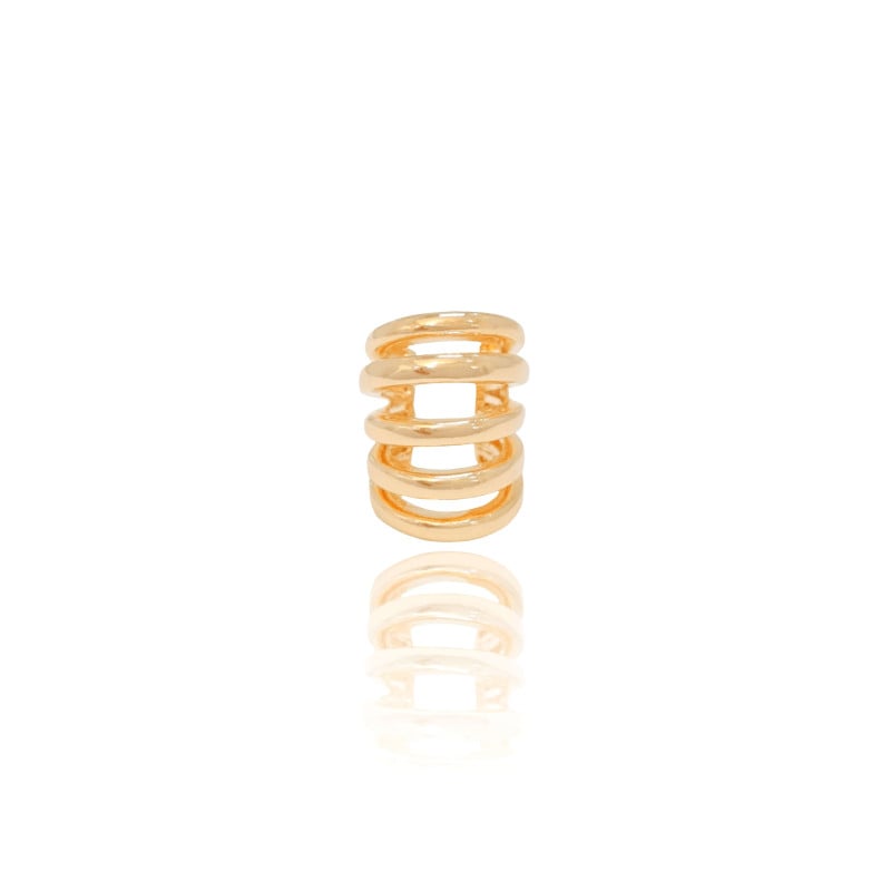 Piercing 5 Filetes Banhado a Ouro 18K
