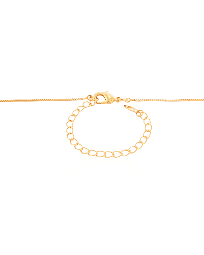 Gargantilha Veneziana Brasil Vazado Banhado a Ouro 18K - 45 cm