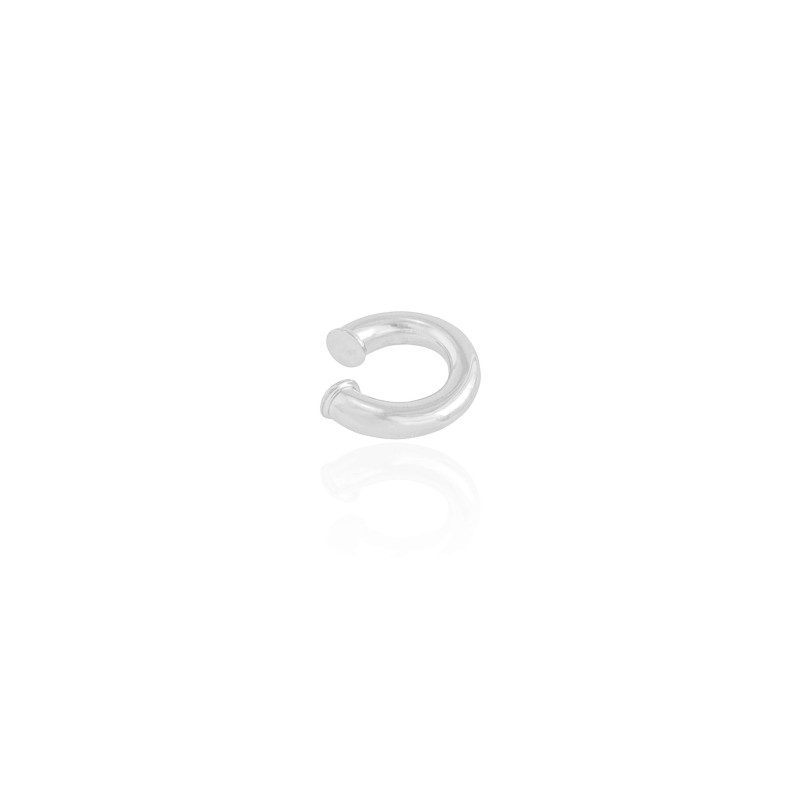 Piercing Tubo Liso Ródio Branco