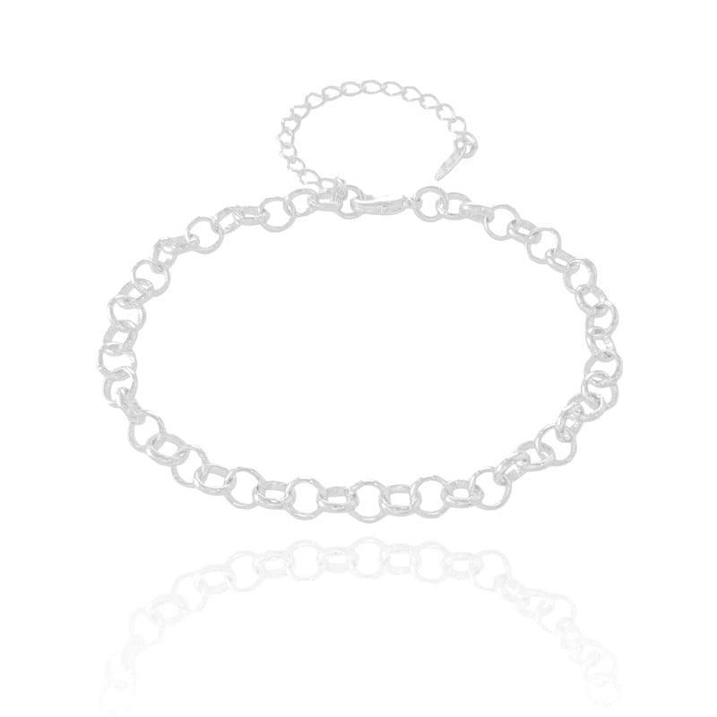 Pulseira Elos Portugueses Ródio Branco