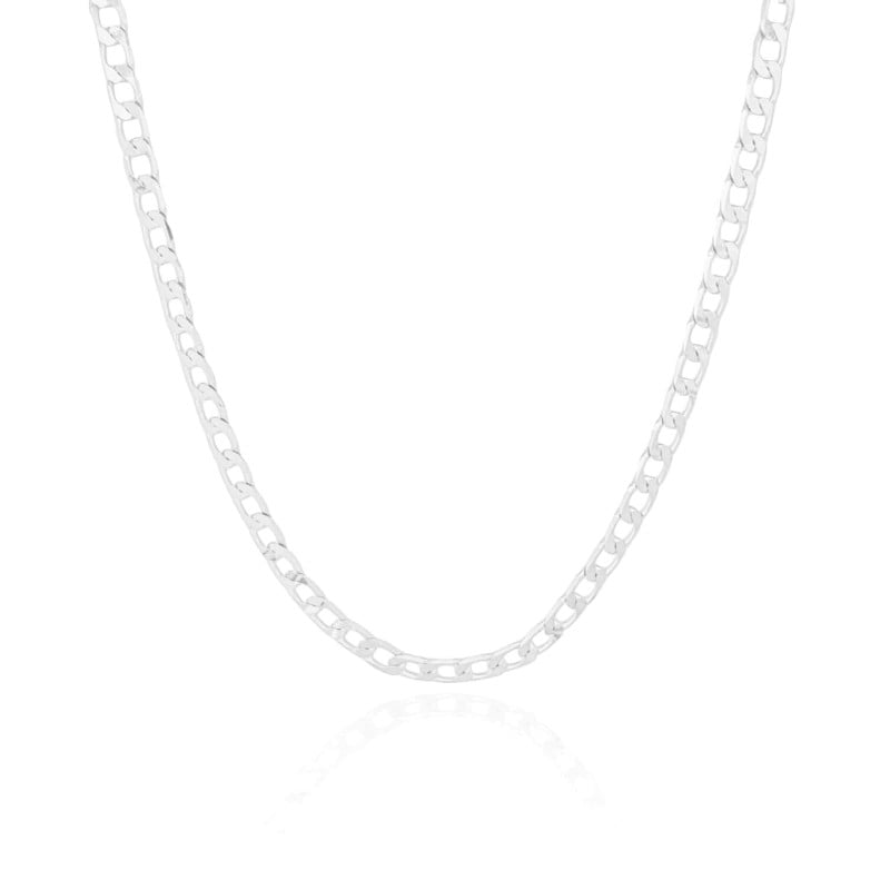 Choker Elos Grumet Ródio Branco