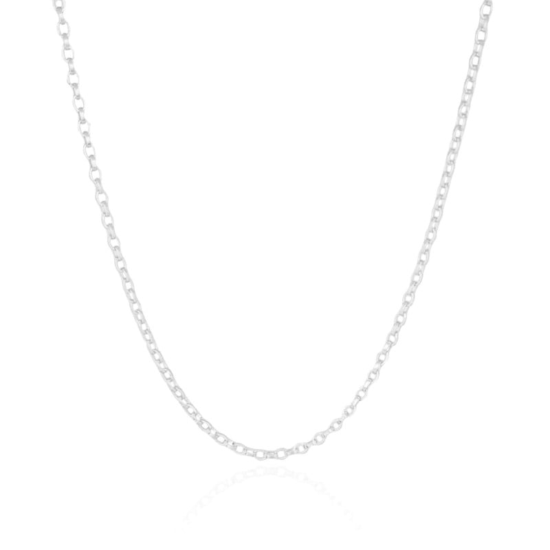 Choker Elos Portugueses Ródio Branco
