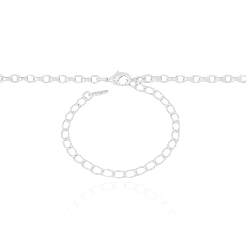 Choker Elos Portugueses Ródio Branco