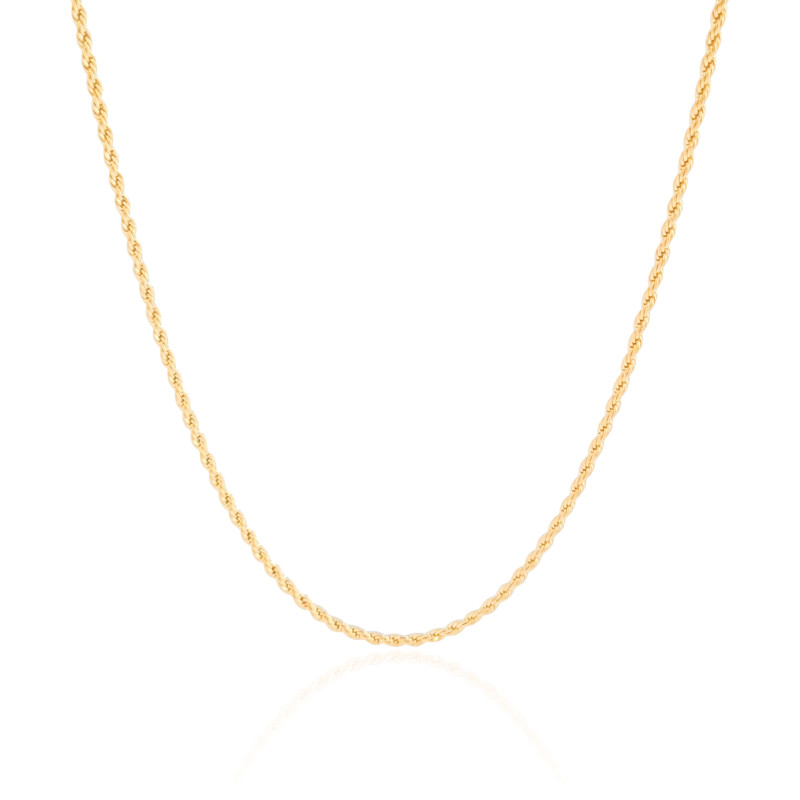 Choker Cordão Baiano Banhado a Ouro 18K