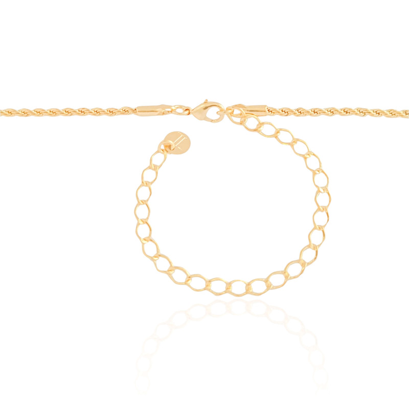 Choker Cordão Baiano Banhado a Ouro 18K