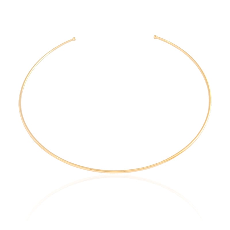 Aro Fio 2 mm Banhado a Ouro 18K