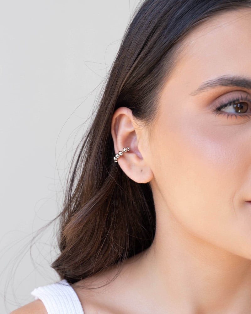 Piercing Bolinhas Ródio Branco
