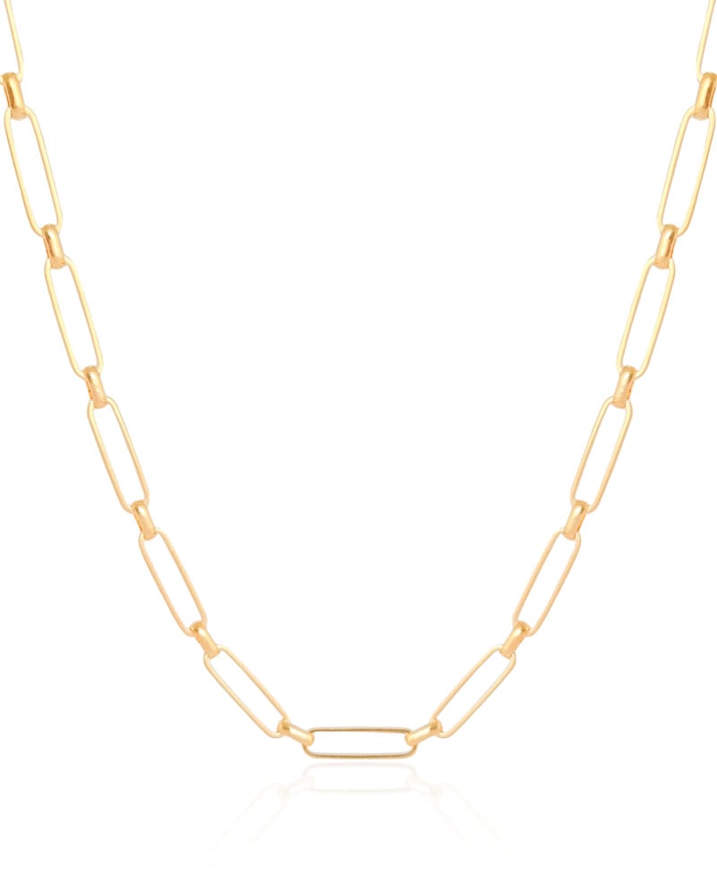 Choker Elos Ovais 5 mm Banhado a Ouro 18K
