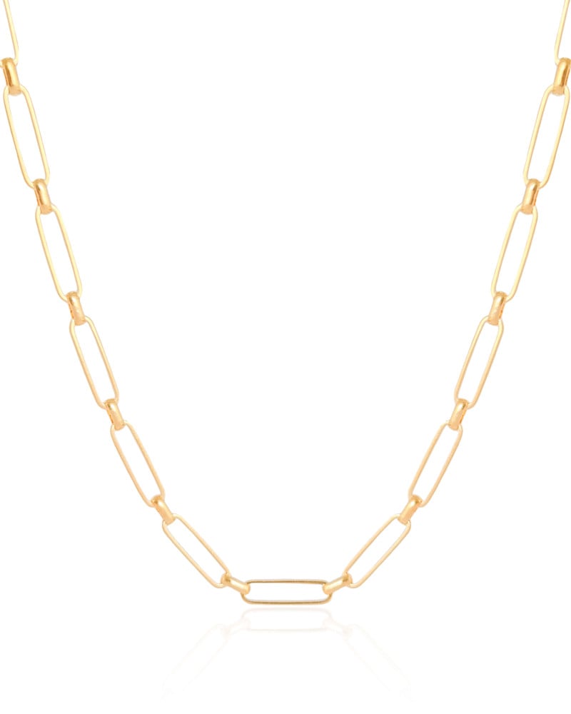 Choker Elos Ovais 5 mm Banhado a Ouro 18K