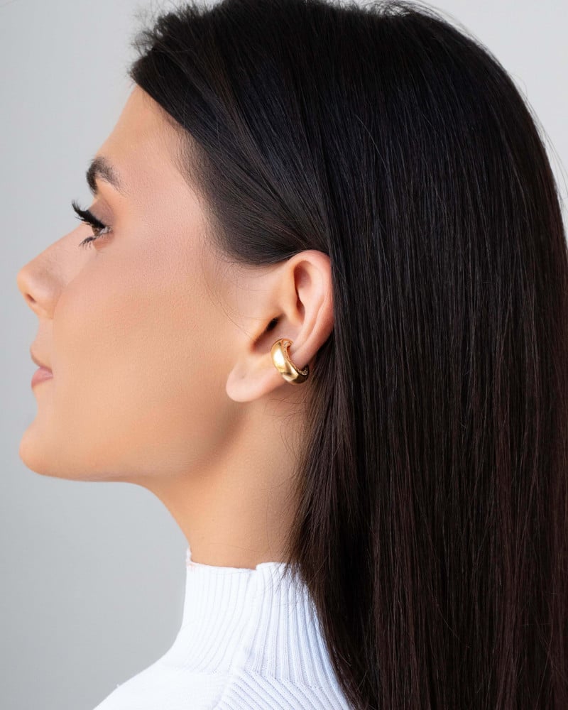 Piercing Cravejado Cristal 5 mm Banhado a Ouro 18K