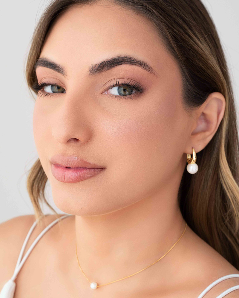 Choker Veneziana Pérola Barroca Banhado a Ouro 18K