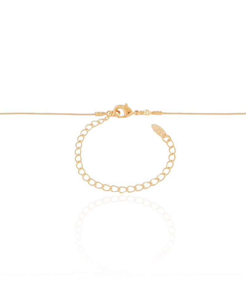 Choker Veneziana Pérola Barroca Banhado a Ouro 18K