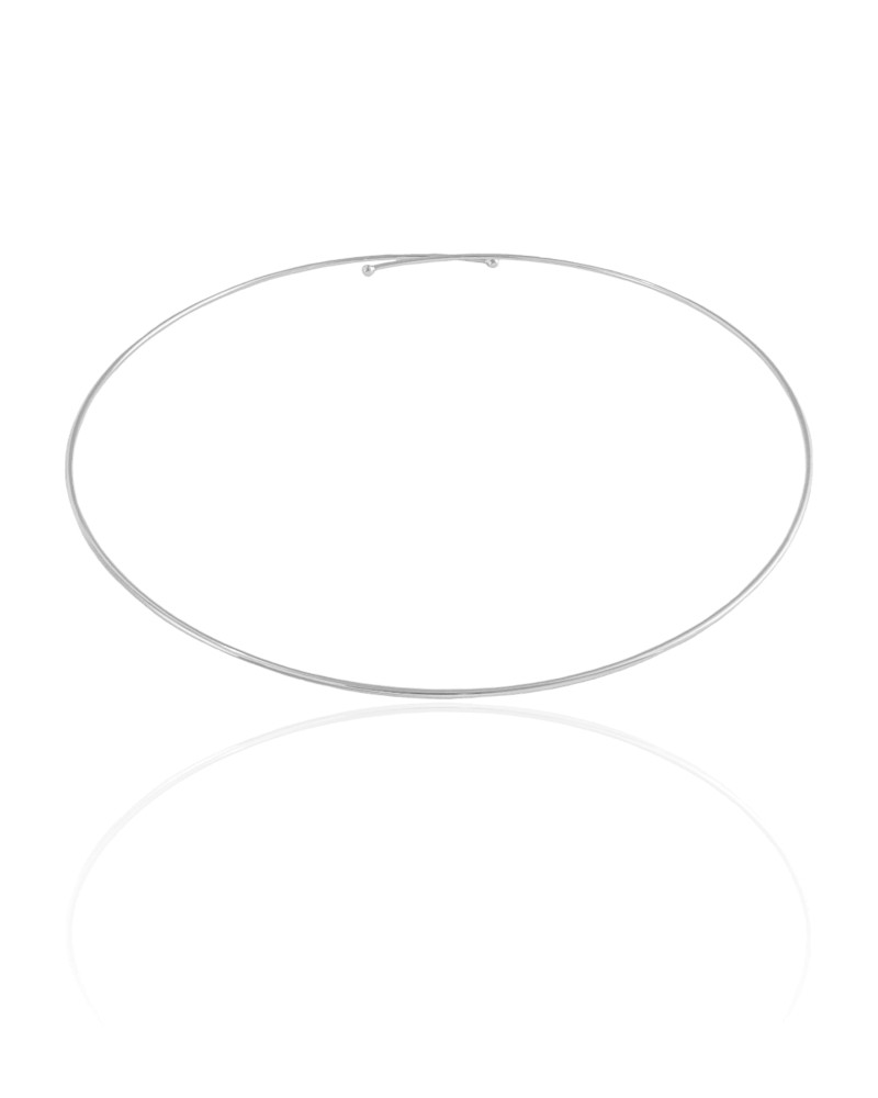 Aro Fio 1 mm Ródio Branco