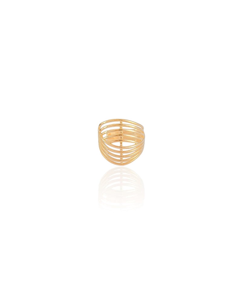 Piercing Filetes Banhado a Ouro 18K