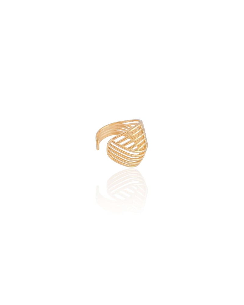 Piercing Filetes Banhado a Ouro 18K