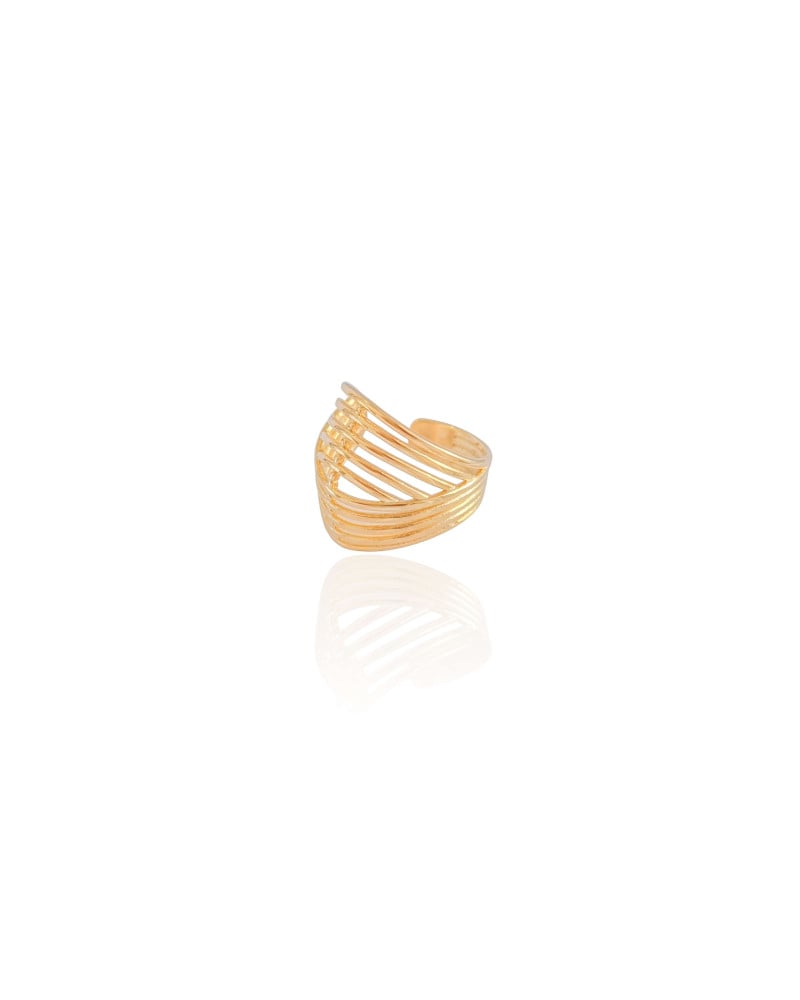 Piercing Filetes Banhado a Ouro 18K