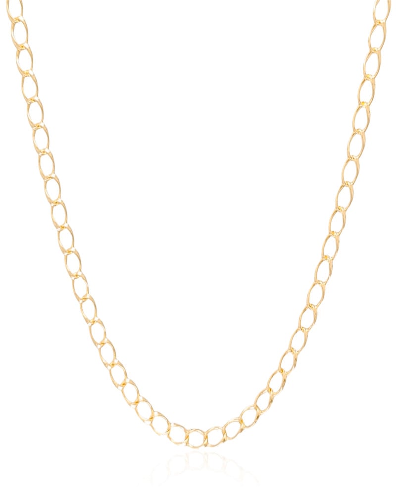 Gargantilhas Elos Trabalhados Banhado a Ouro 18K