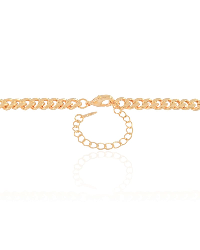 Gargantilha Grumet 6 mm Banhado a Ouro 18K - 45 cm