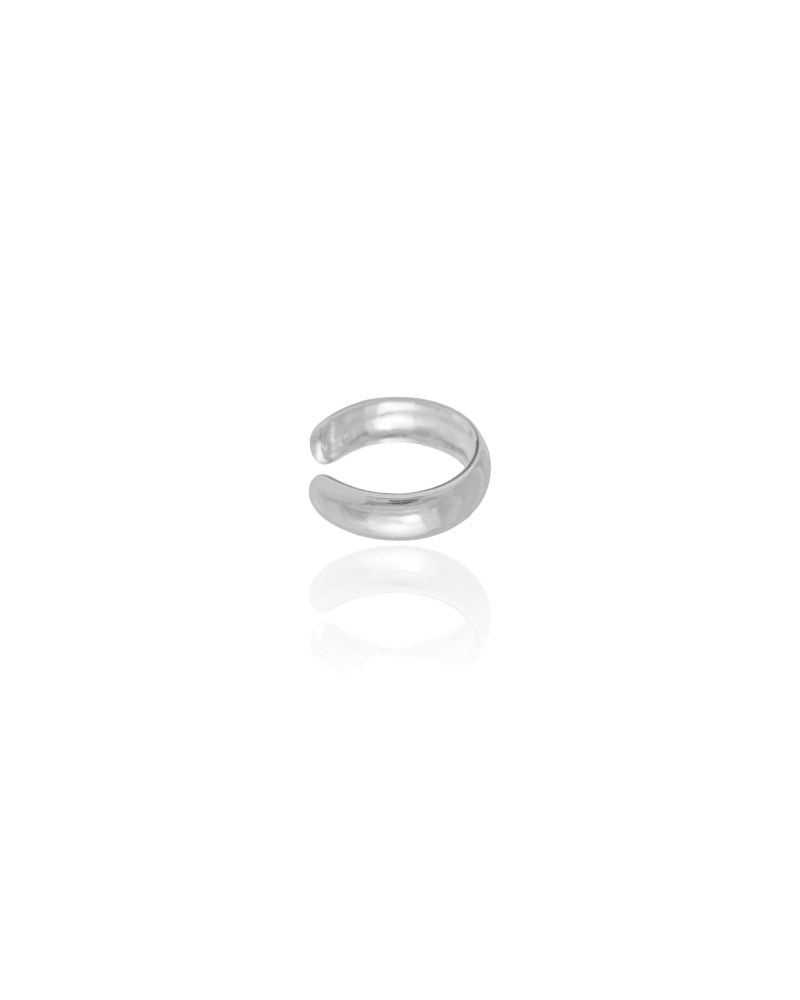 Piercing Liso Abaulado Ródio Branco