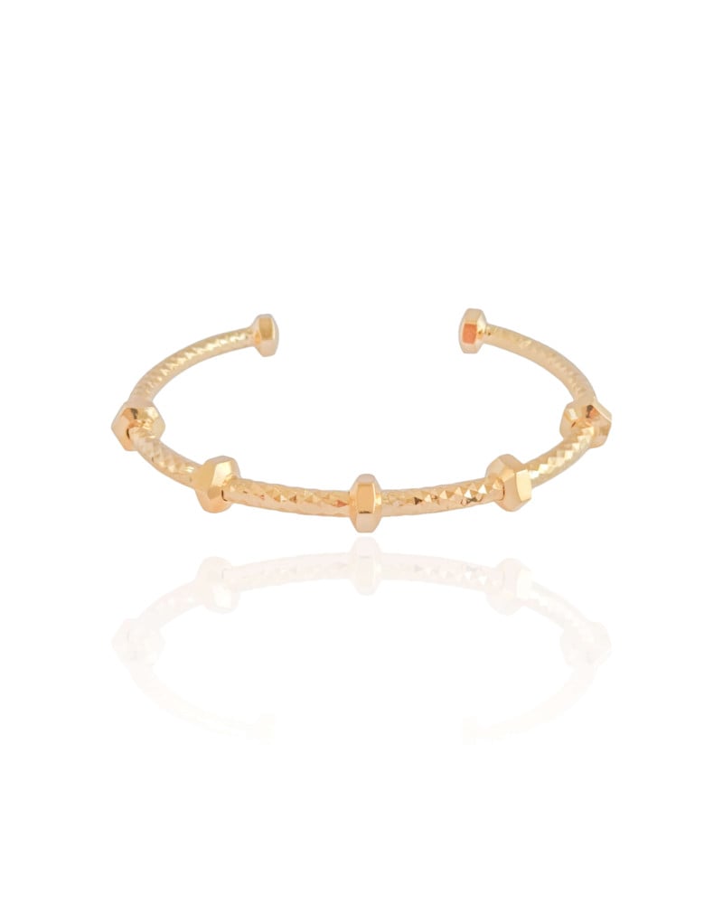 Bracelete Parafusos Banhado a Ouro 18K