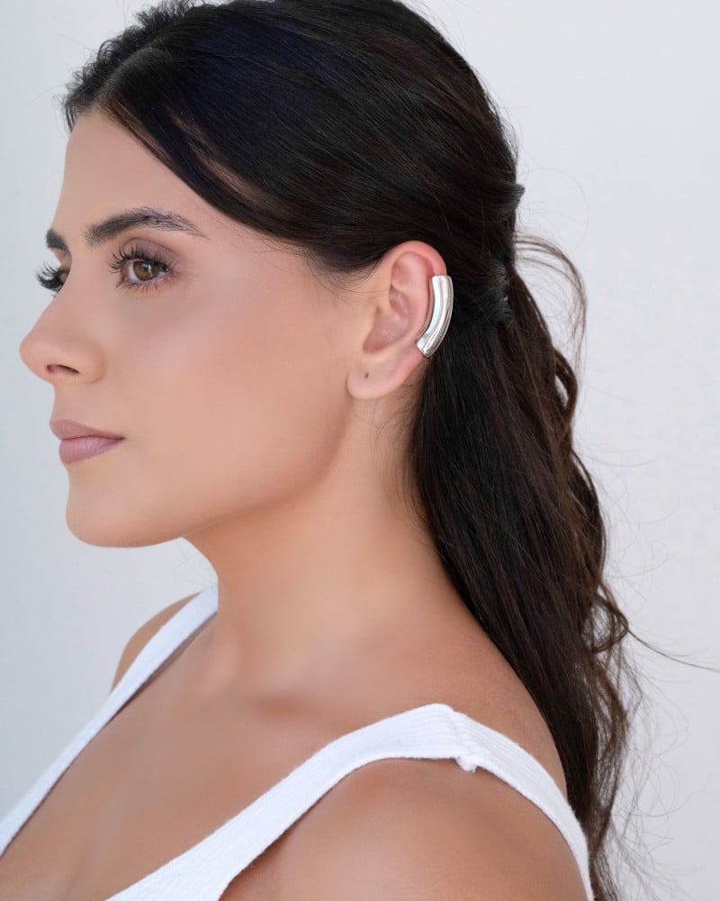 Piercing Tubo Liso Ródio Branco