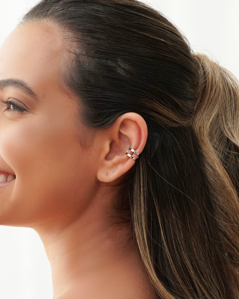 Piercing Vazado Liso Ródio Branco