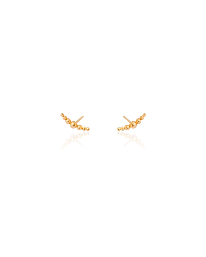 Ear Cuff Bolinhas Banhado a Ouro 18K