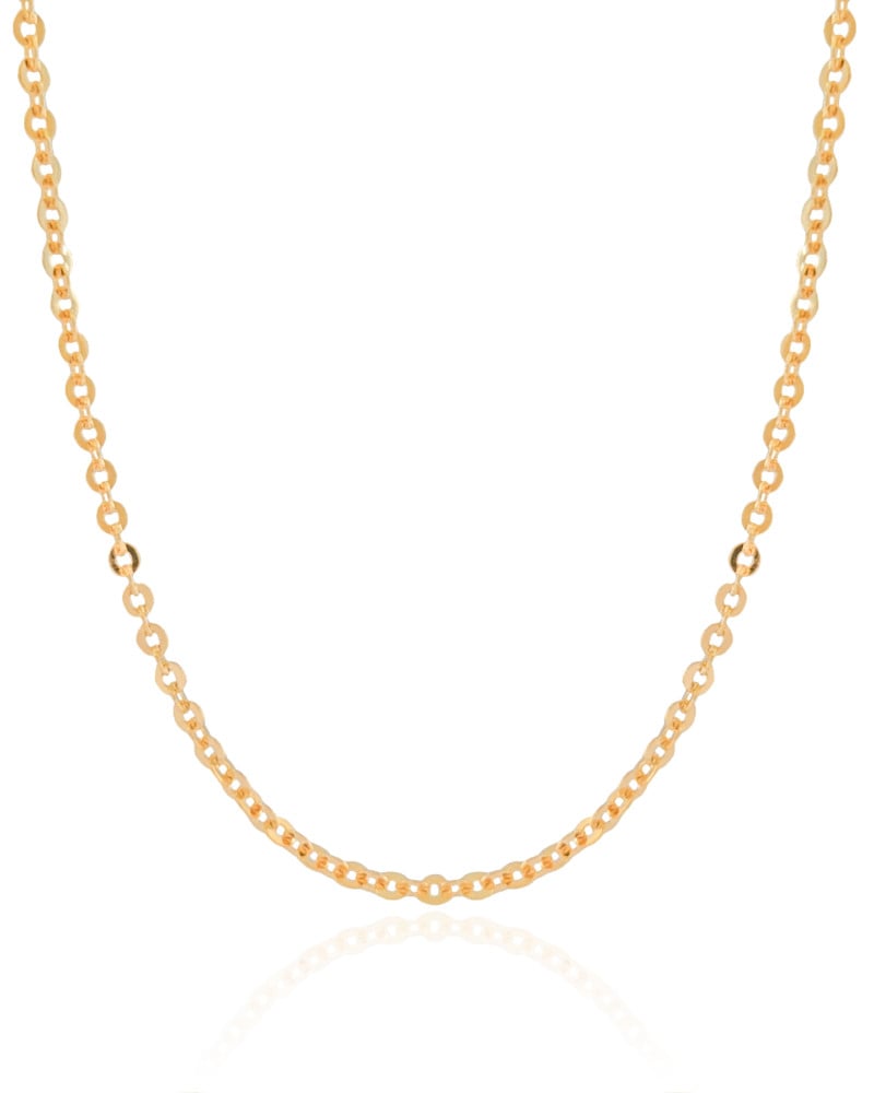 Choker Elos 3 mm Banhado a Ouro 18K