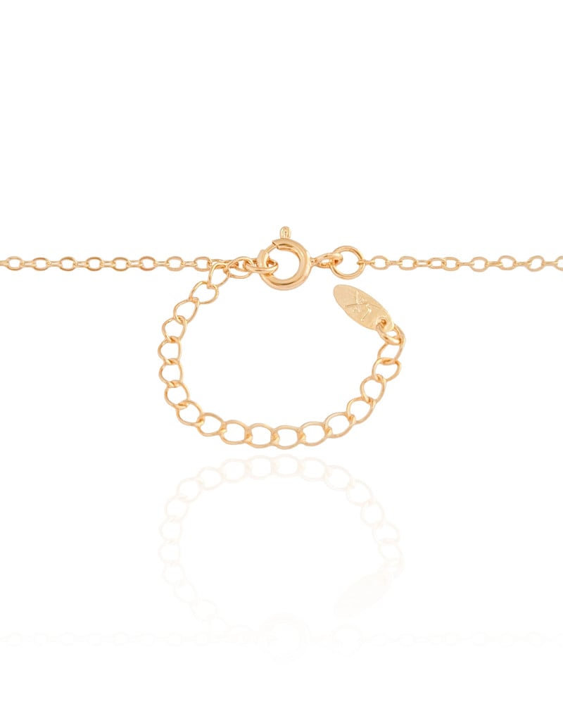 Gargantilha Elos Americanos I Love Cats Banhado a Ouro 18K