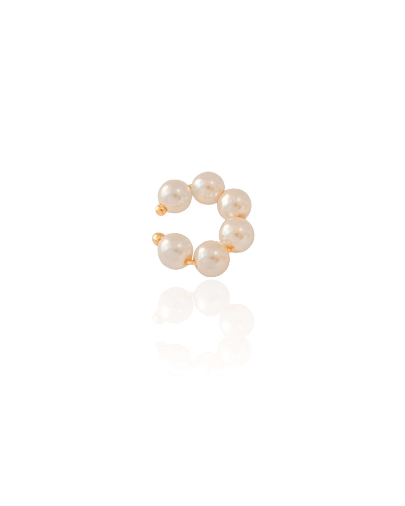 Piercing Pérolas Banhado a Ouro 18K