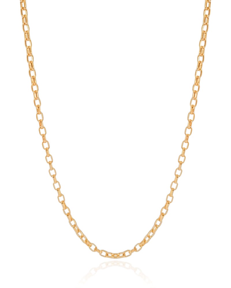 Gargantilha Elos 3 mm Banhado a Ouro 18K