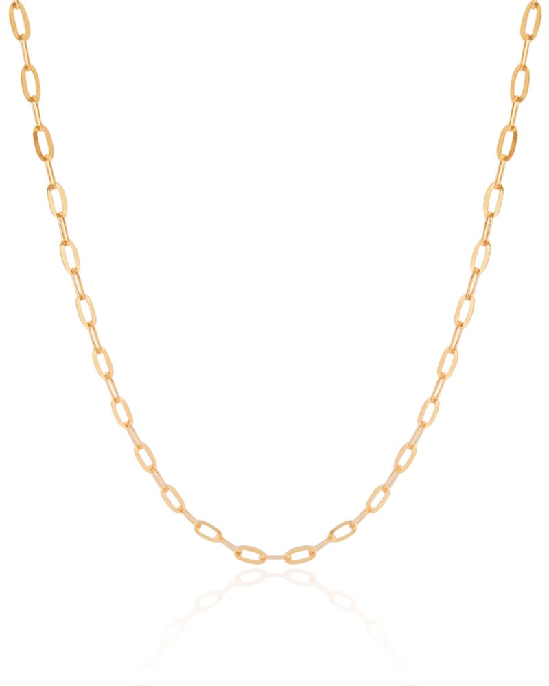 Choker Elos 3 mm Banhado a Ouro 18K