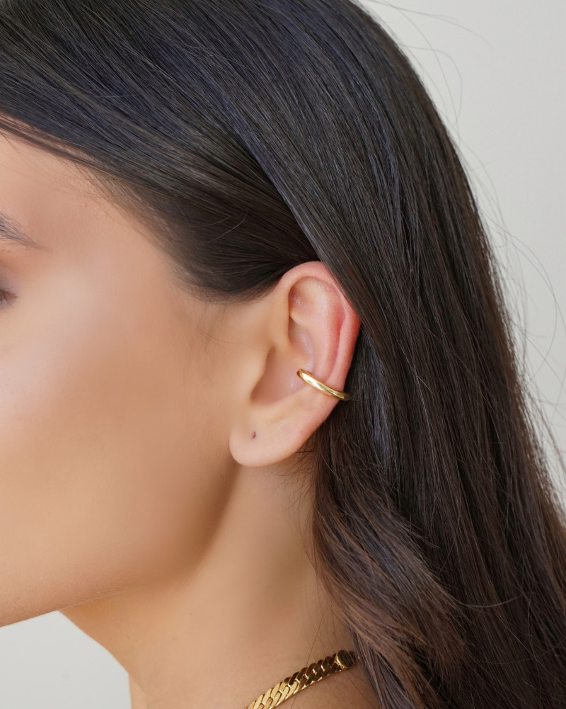 Piercing Liso Banhado a Ouro 18K