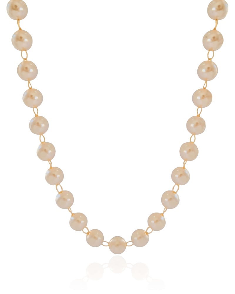 Choker Pérolas 8 mm Banhado a Ouro 18K